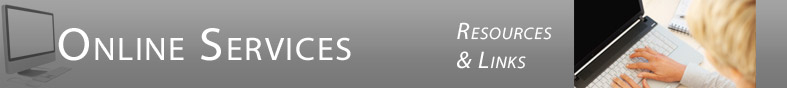 Online Services banner