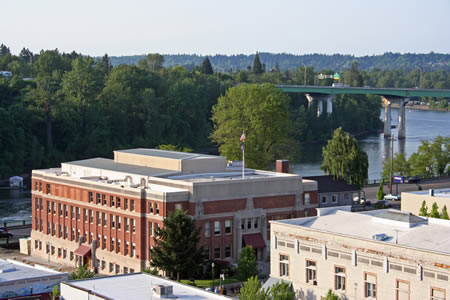 Picture of the Clackamas courthouse