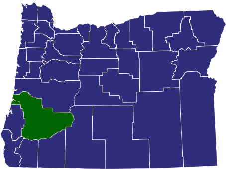 Map highlighting Douglas County